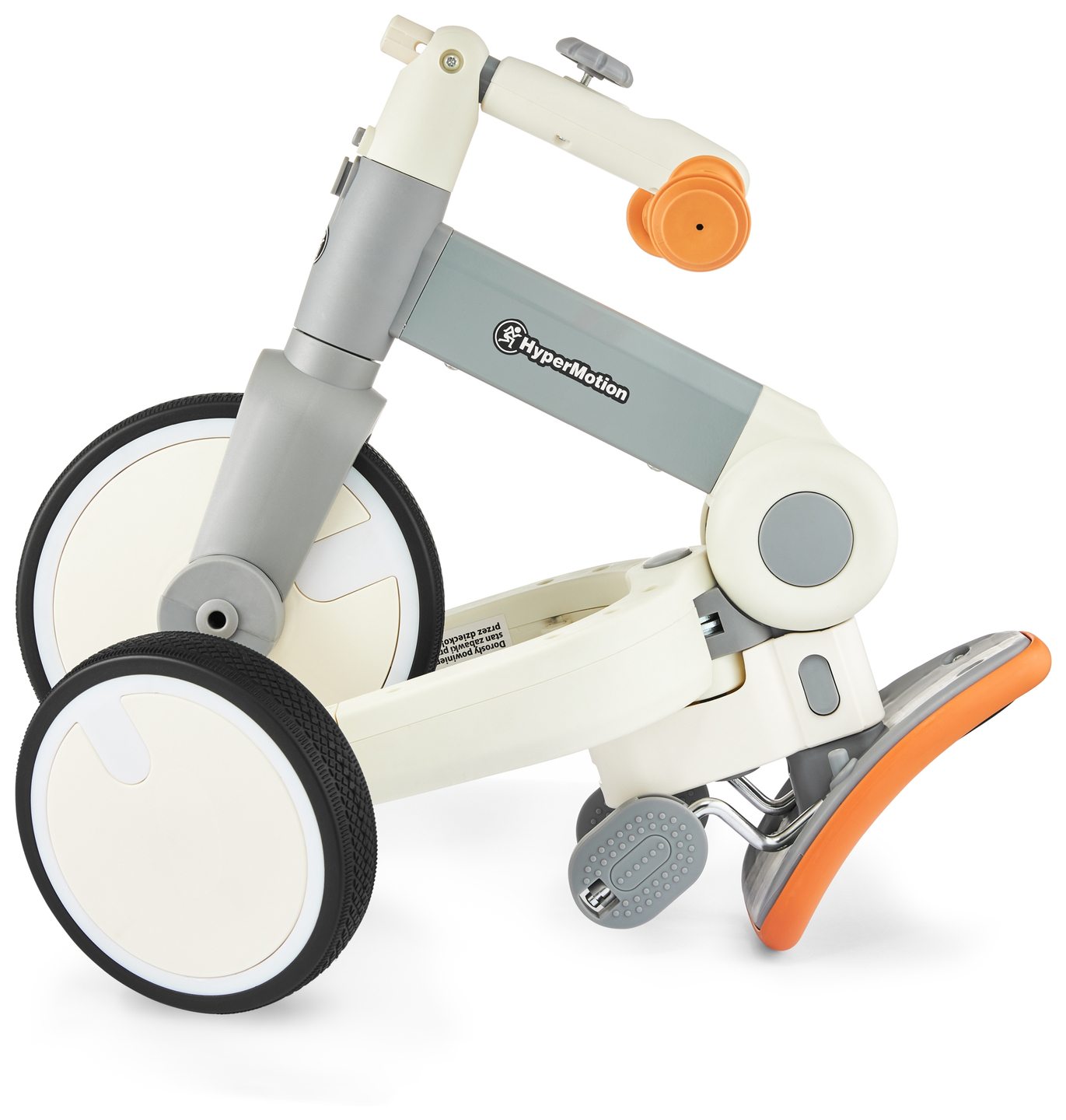 Tobi ROCKET - Triciclo infantil, bicicleta de equilíbrio, passeio - empurrador - 5 em 1 da HyperMotion