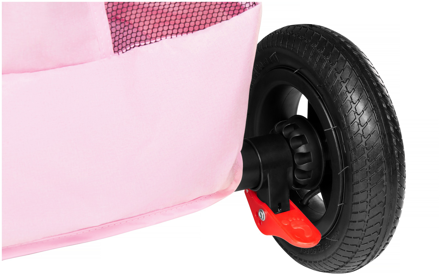 Triciclo Tobi Velar + capa de chuva - rosa