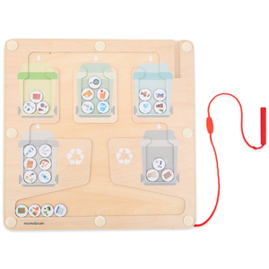 Reciclagem de quebra-cabeça magnético