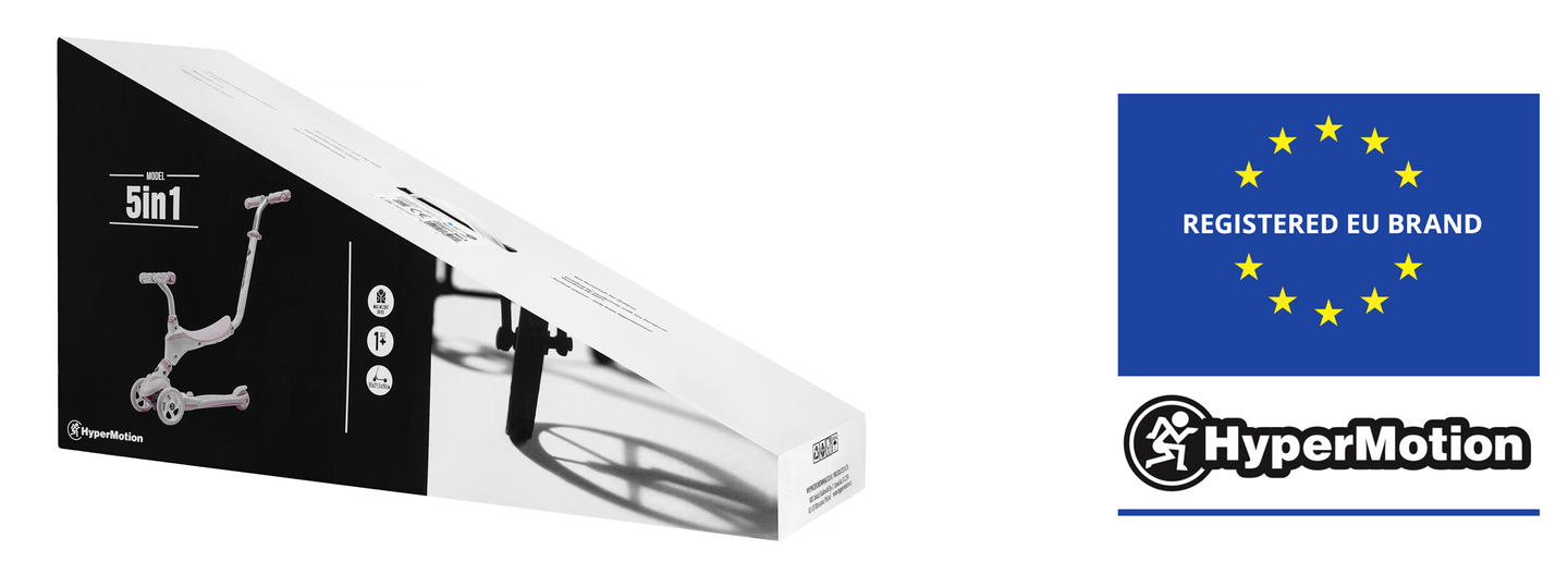 Scooter de equilíbrio 5 em 1 HyperMotion - azul