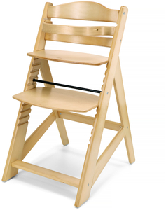 Cadeira de alimentação de madeira Moby-System WOODY - cor madeira natural