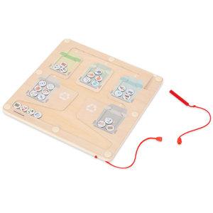 Reciclagem de quebra-cabeça magnético