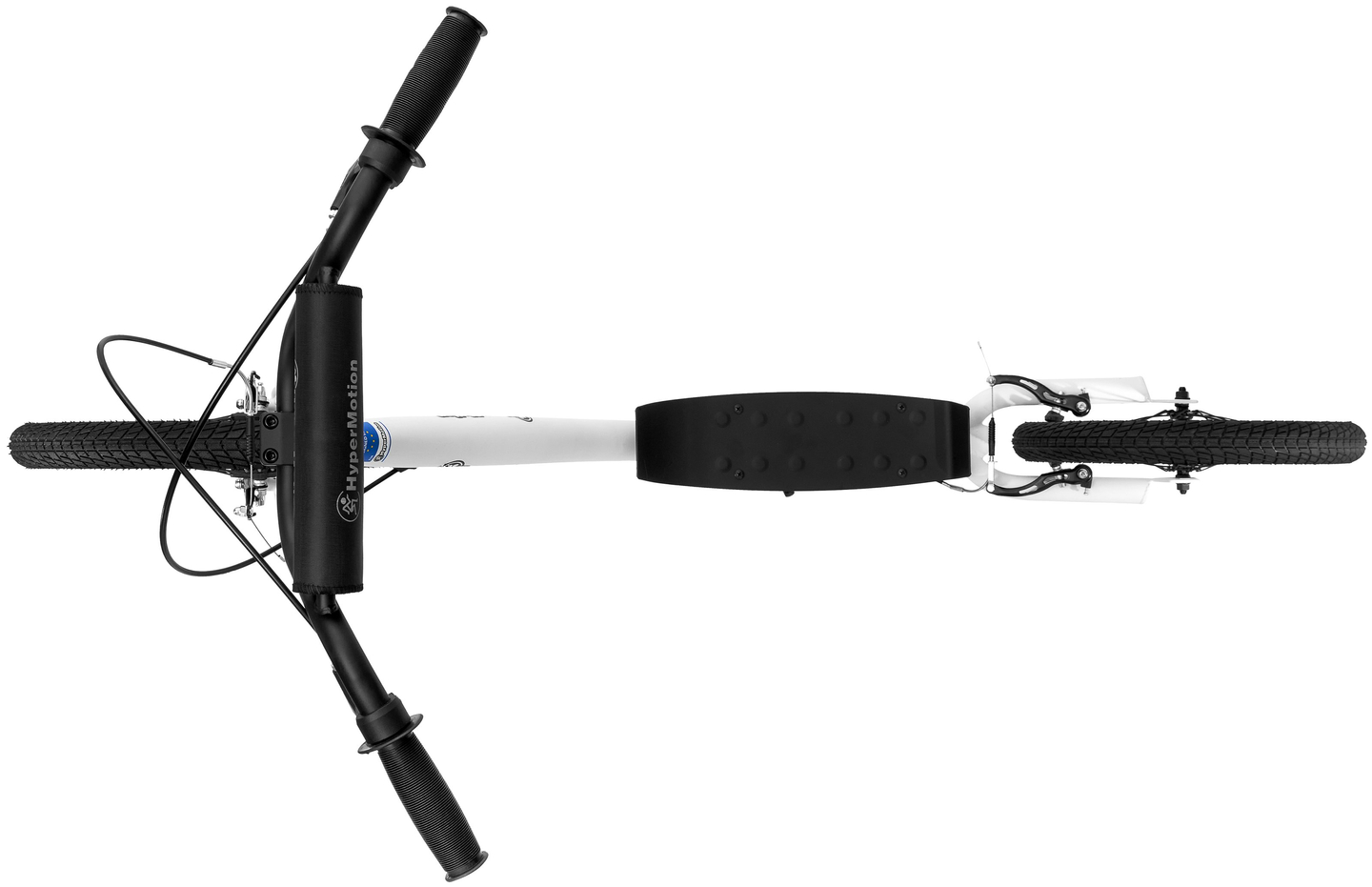 Scooter urbana HyperMotion RIVA com rodas infláveis de 50 cm e 40 cm