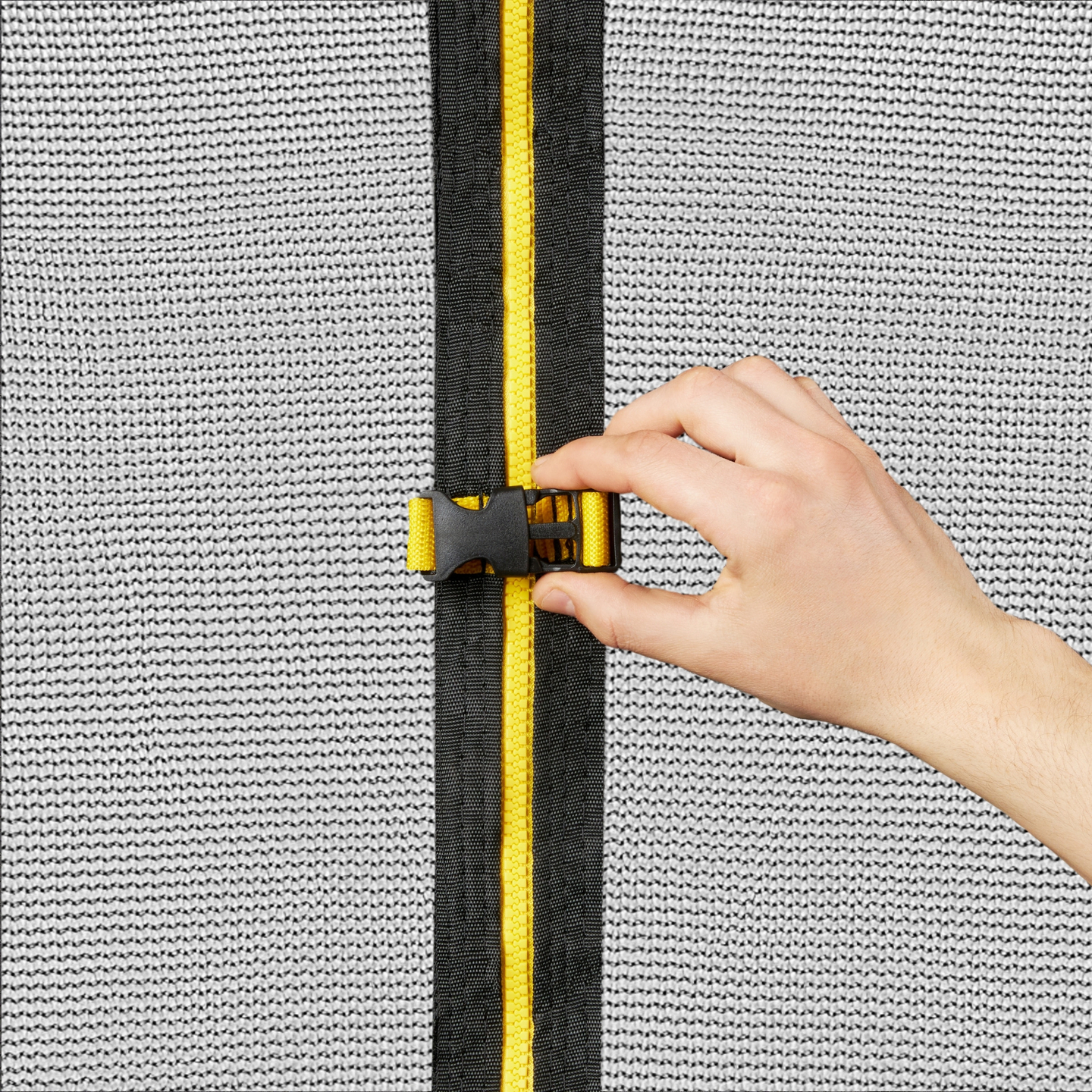 Trampolim de jardim infantil HyperMotion - 244 cm 8FT - com escada e rede interna - para casa e jardim