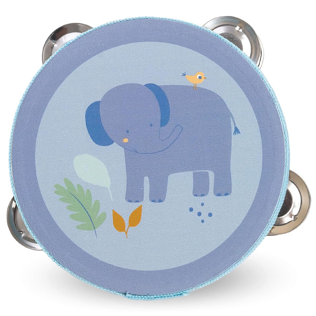 Conjunto de instrumentos para crianças com motivo de elefante