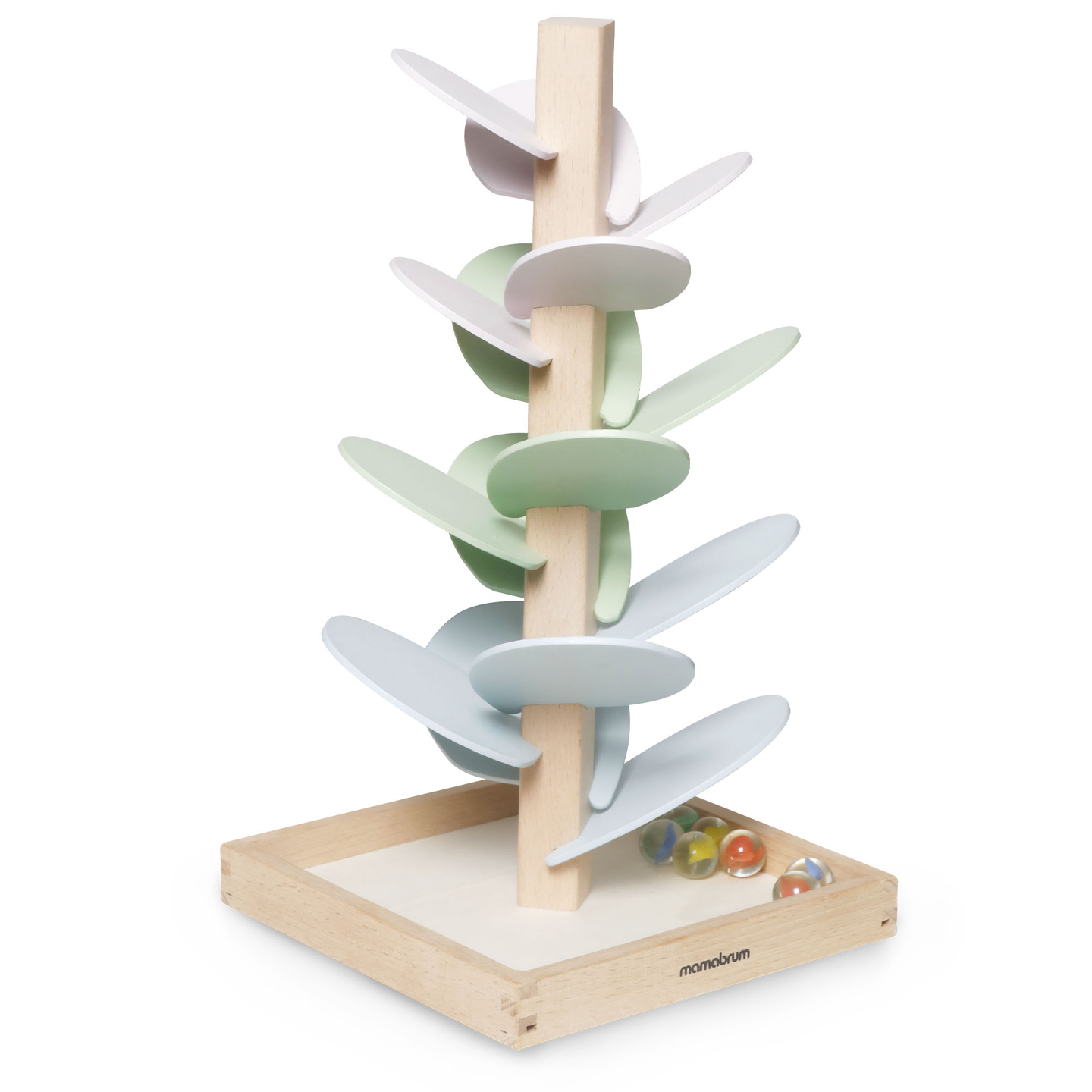 Culódromo de madeira - árvore sonora com bolas