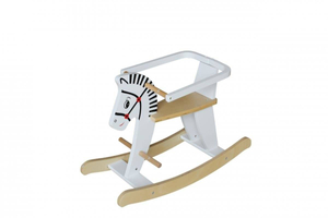 Cavalinho de balanço de madeira com grades K11