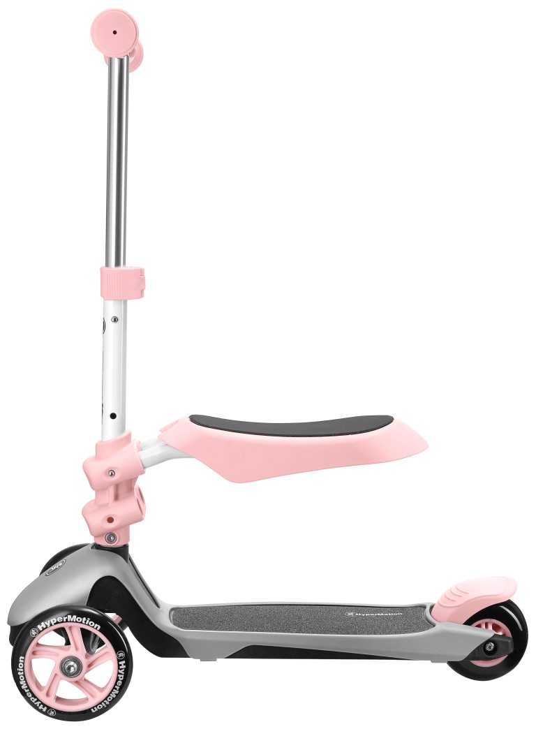 Scooter de equilíbrio de três rodas 3 em 1 HyperMotion - rosa