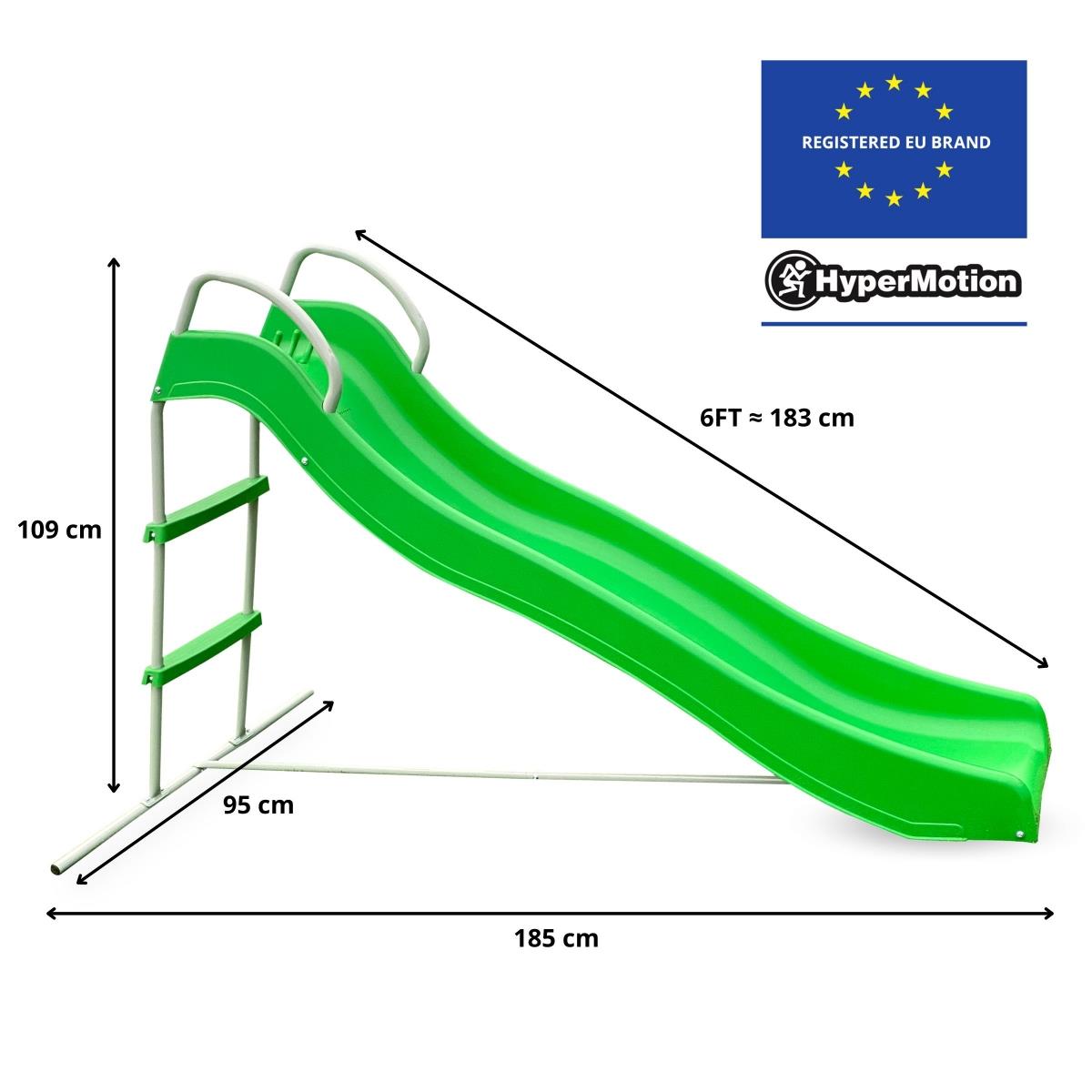 Grande escorregador de jardim com escada para crianças