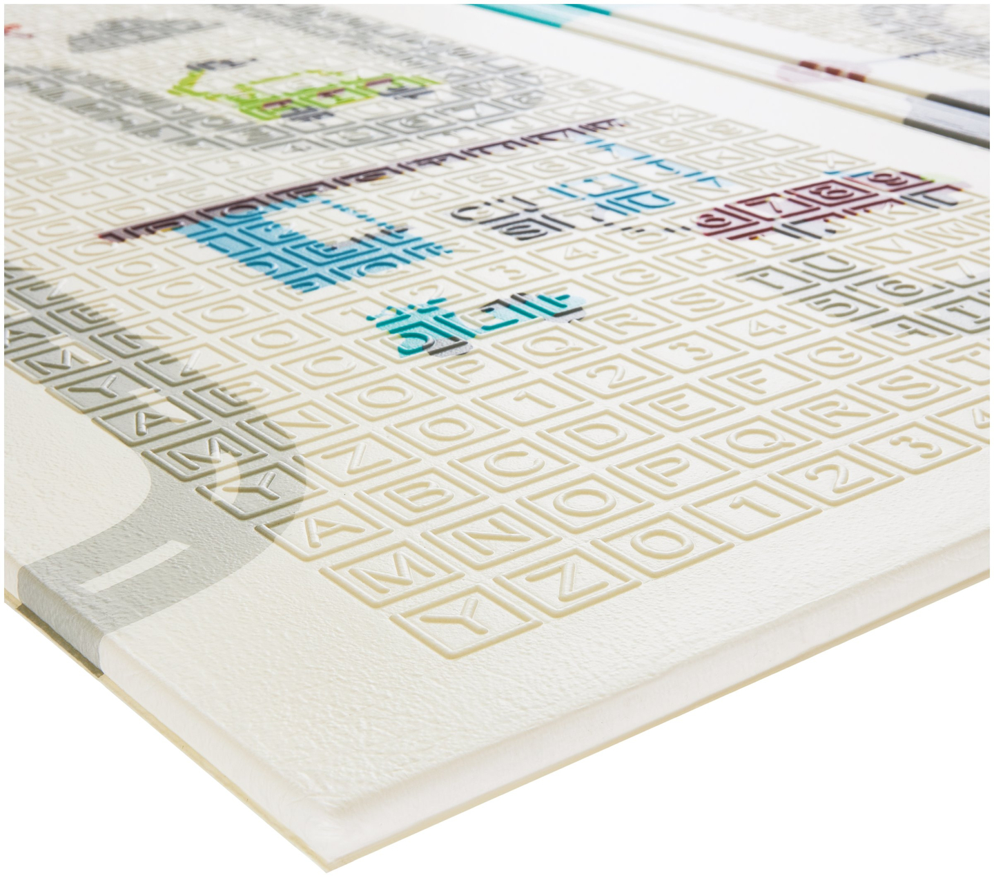 Tapete de espuma XXL dupla face - dobrável 1 CM (montanha e estrada)