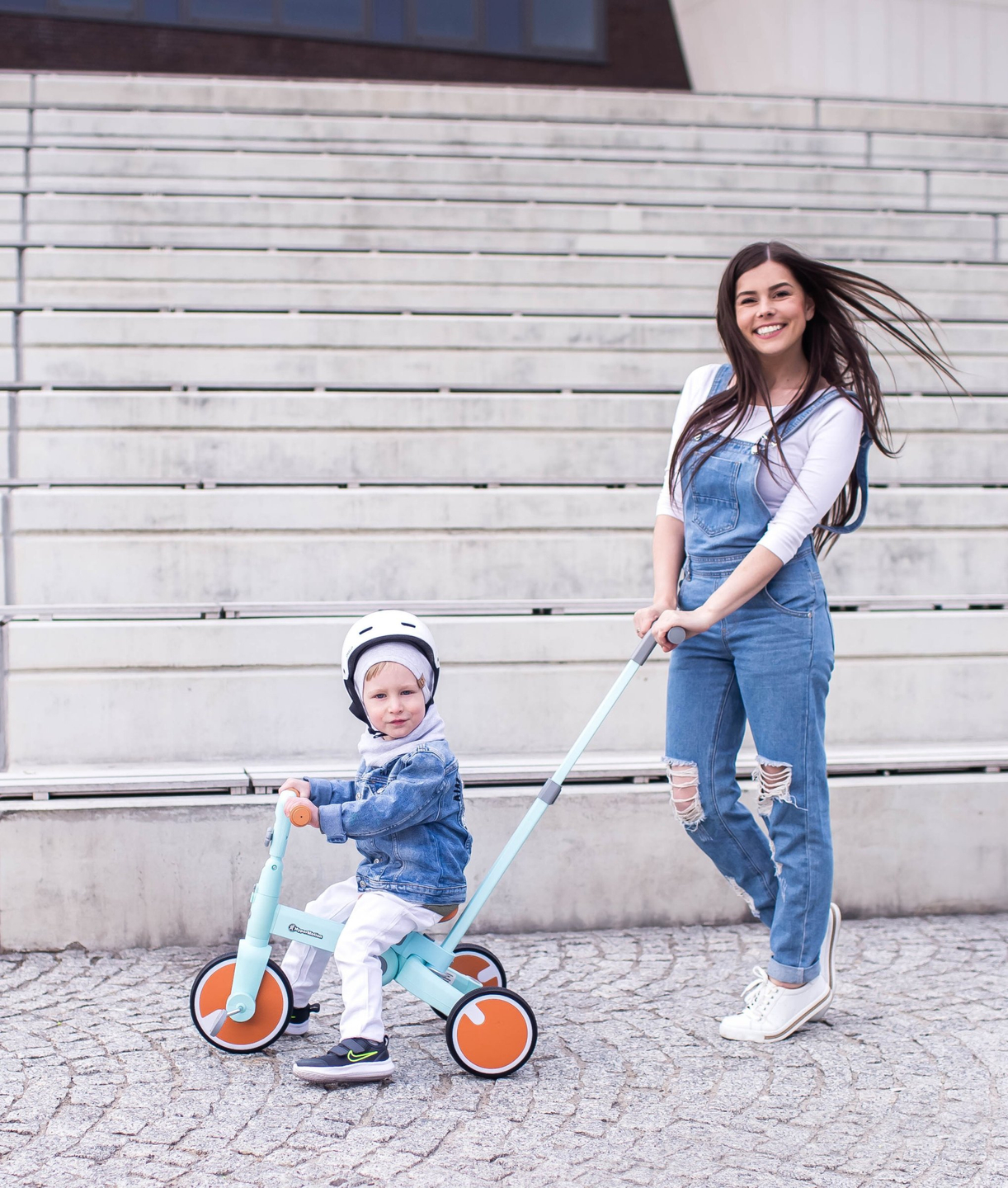 Tobi ROCKET - Triciclo infantil, bicicleta de equilíbrio, passeio - empurrador - 5 em 1 da HyperMotion