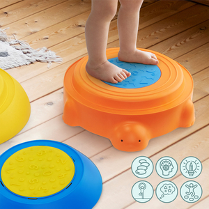 Percurso sensorial para crianças - Tartaruga colorida