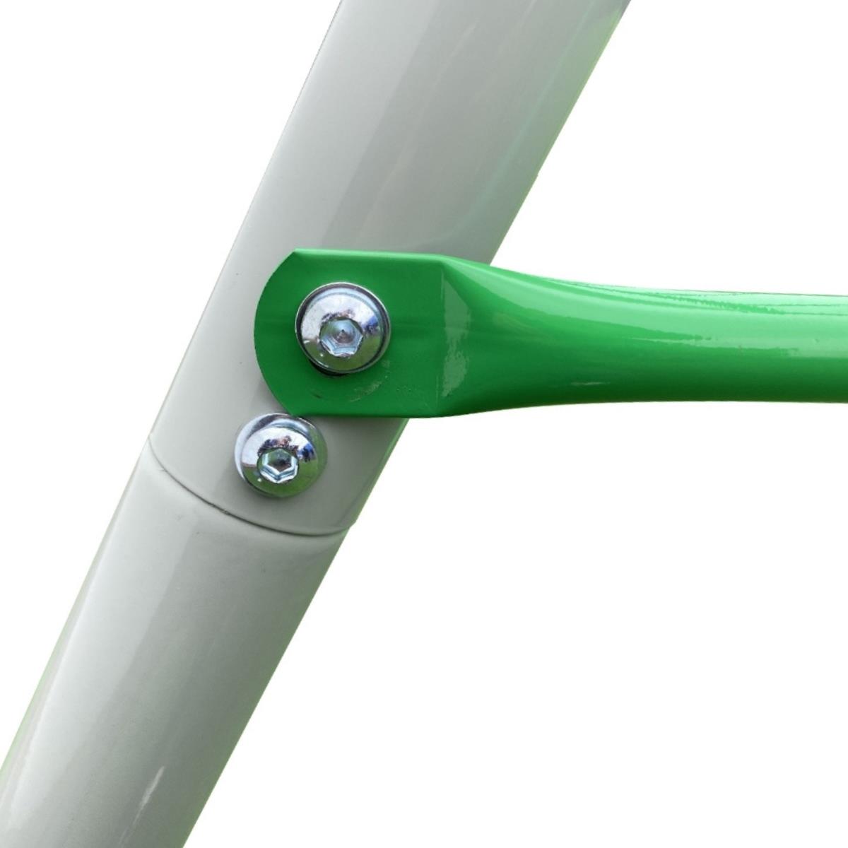 Parque infantil XL para crianças com baloiço de ninho de cegonha, escada e rede de escalada