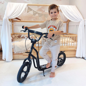 Scooter HyperMotion VIVA 12 (rodas infláveis de 30 cm) - Preto