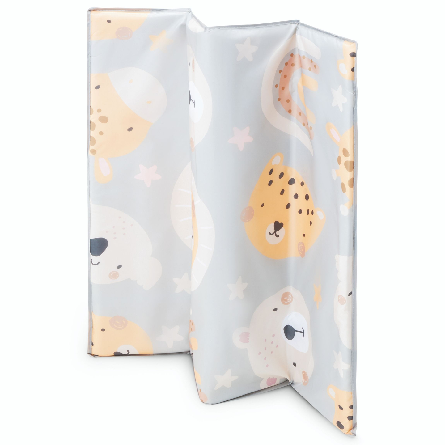 Cercadinho dobrável, berço de viagem para crianças com colchão e bolsa de transporte - Teddy Bear