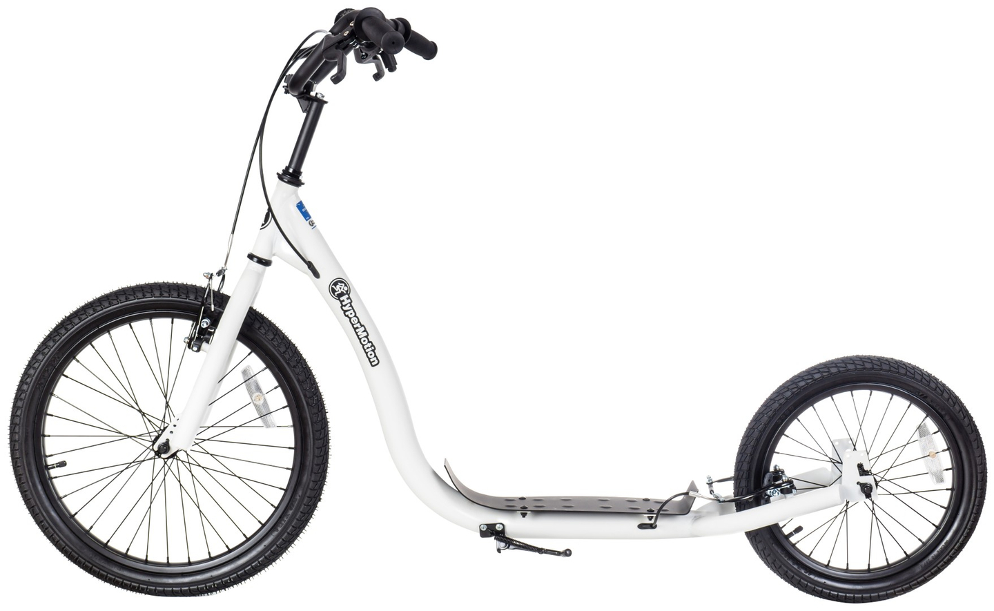 Scooter urbana HyperMotion RIVA com rodas infláveis de 50 cm e 40 cm