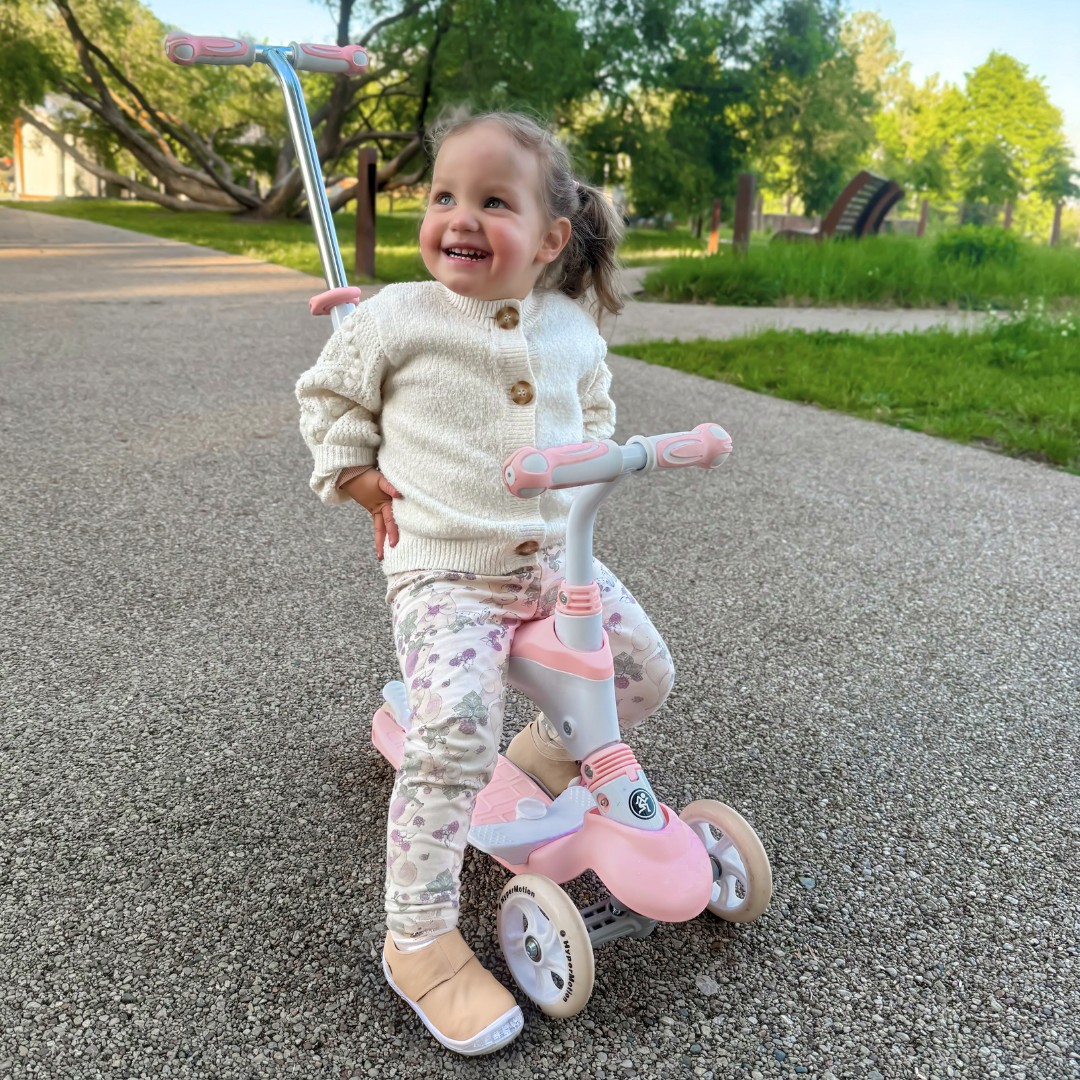 Scooter HyperMotion 5 em 1 - rosa