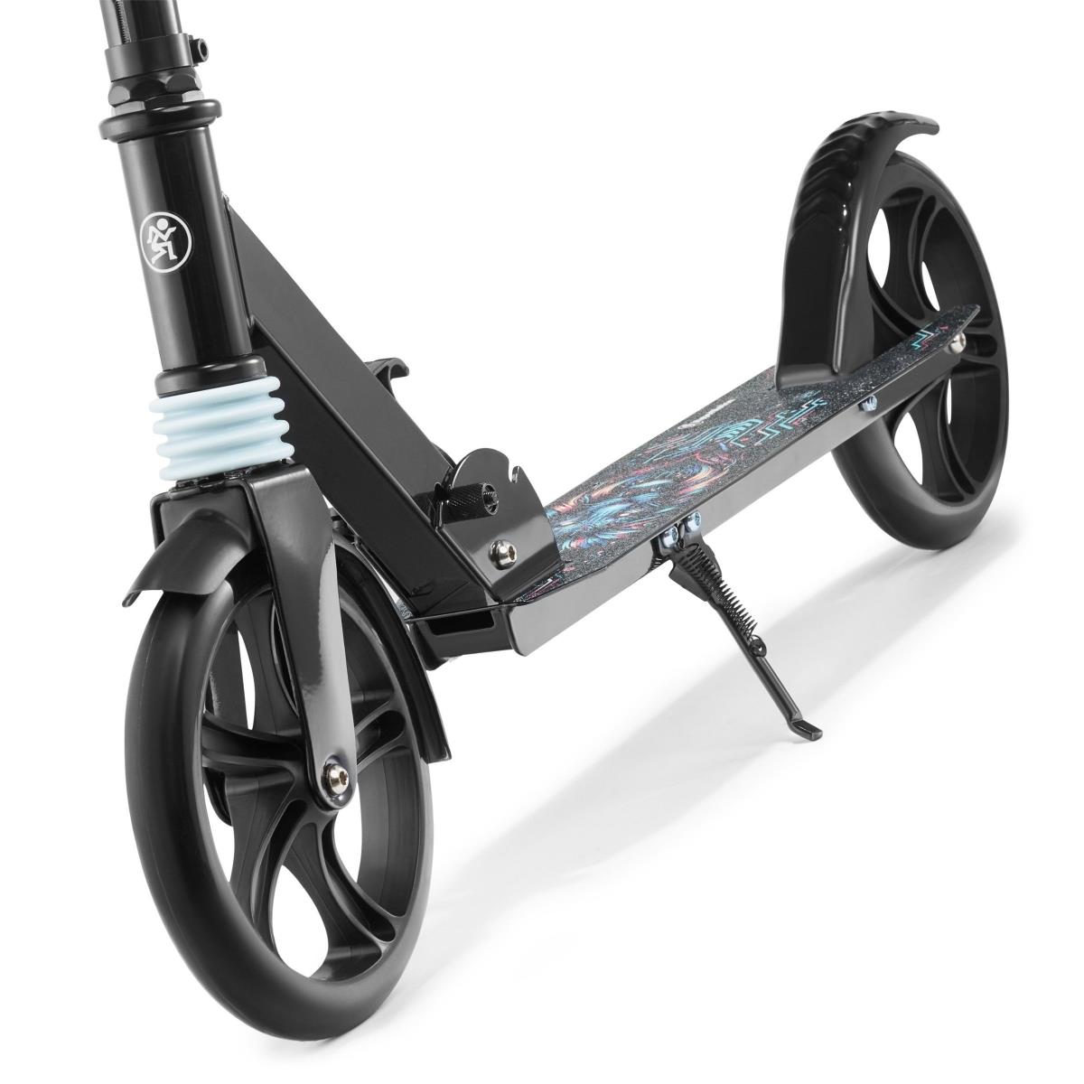 Trotinete de duas rodas para jovens adultos - com amortecedor - Hypermotion CITY SWIFT Digital Lion - 100kg
