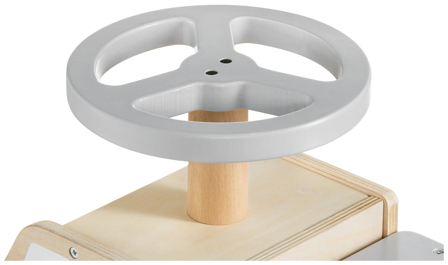 Passeio de madeira, carro, carro de brinquedo com blocos