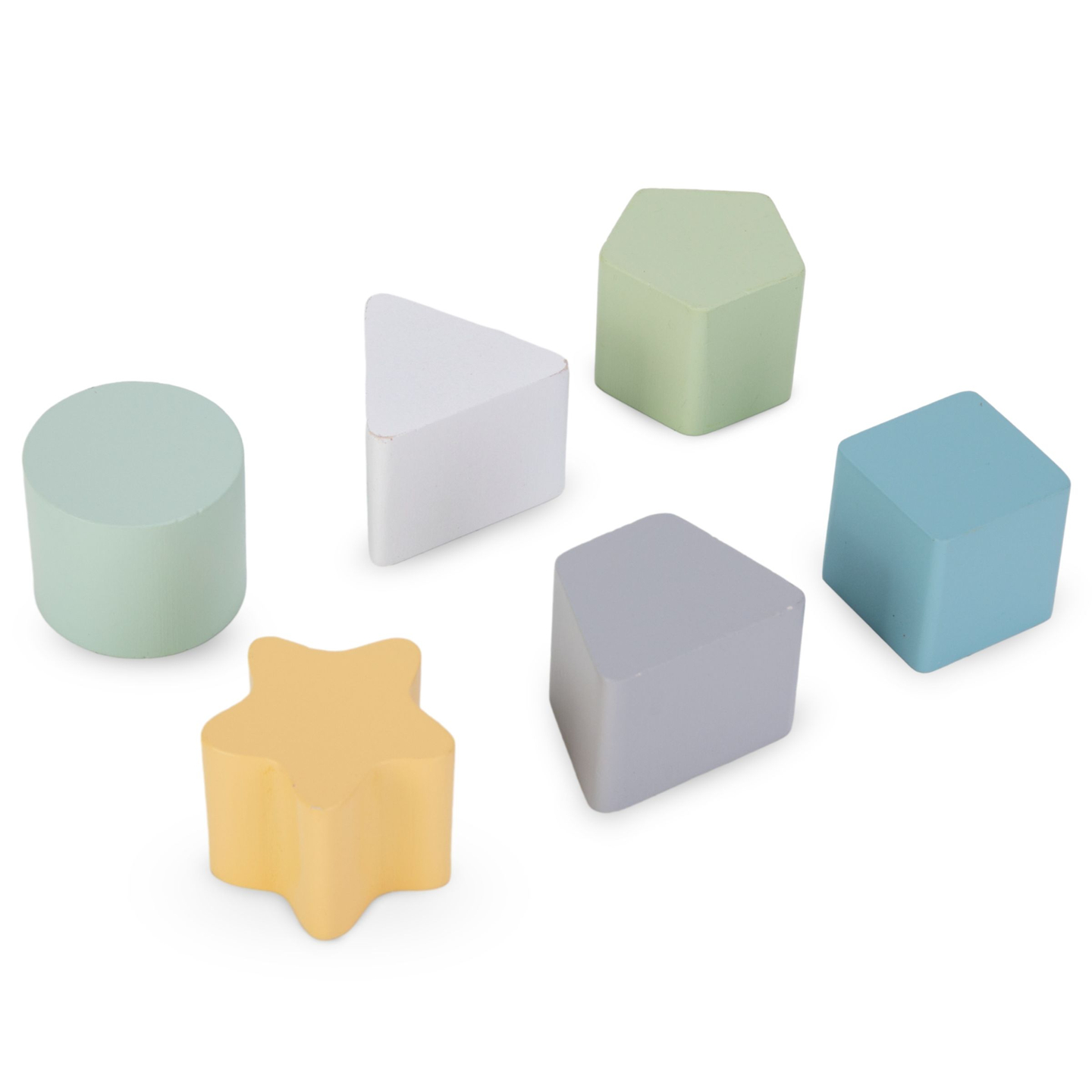 Grande cubo de atividades de madeira com laço - Montessori