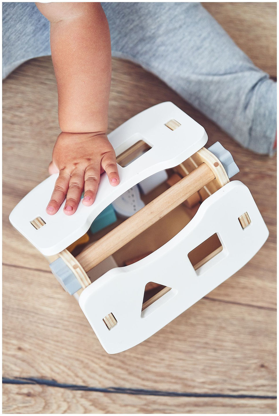 Sorter - uma casa educacional de madeira com blocos