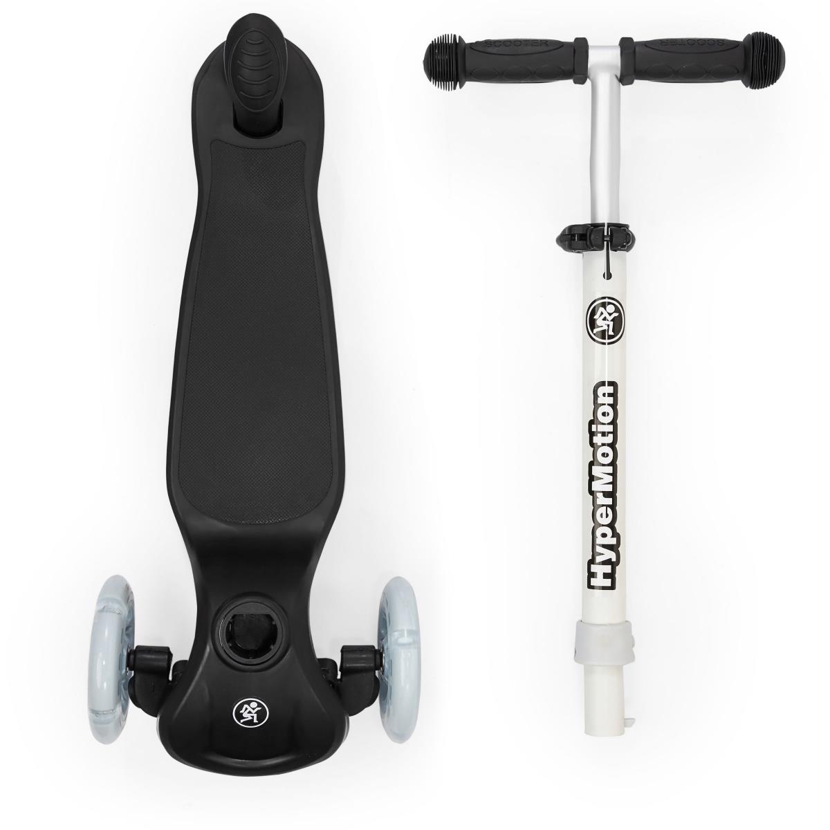 Scooter de equilíbrio de três rodas TRINGO, 3-8 anos - preto + rodas LED brilhantes