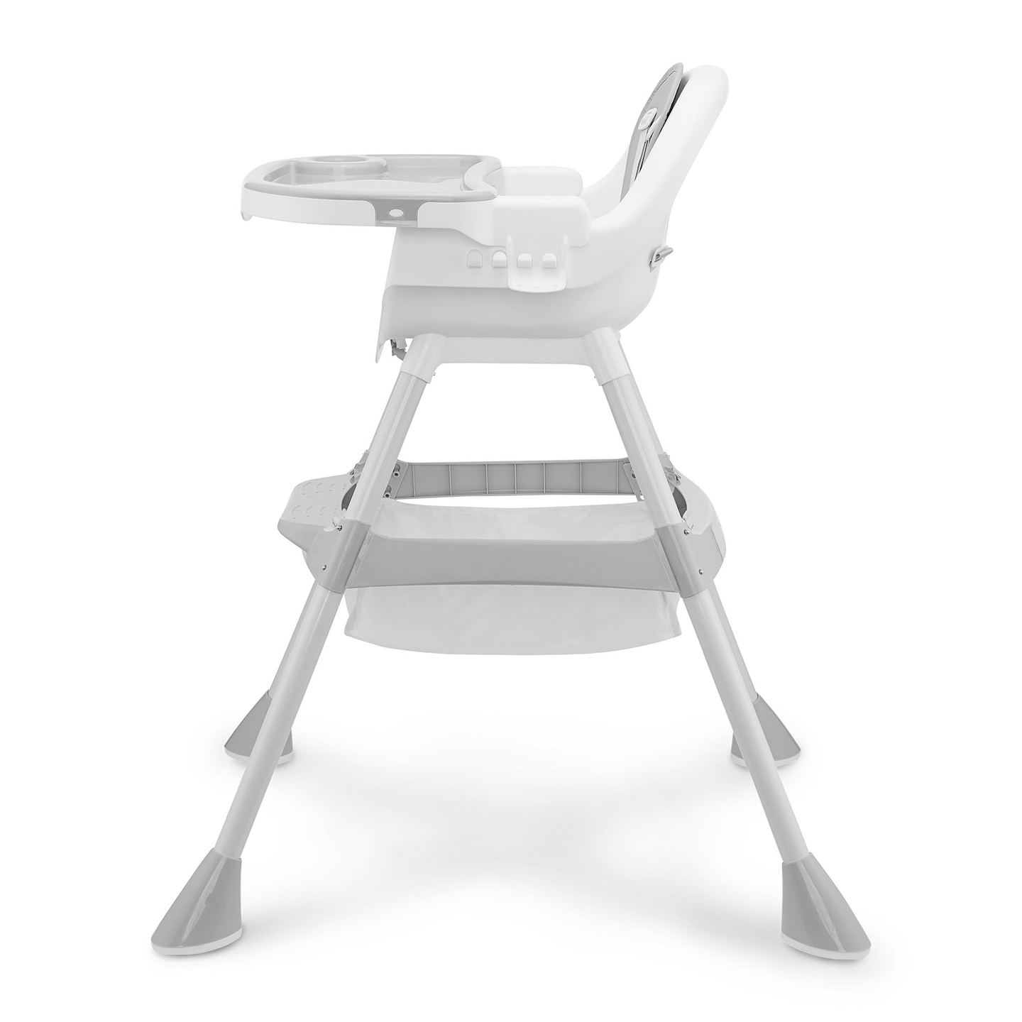 Moby-System Magnolia Cadeira alta ajustável 2 em 1 - cinzento