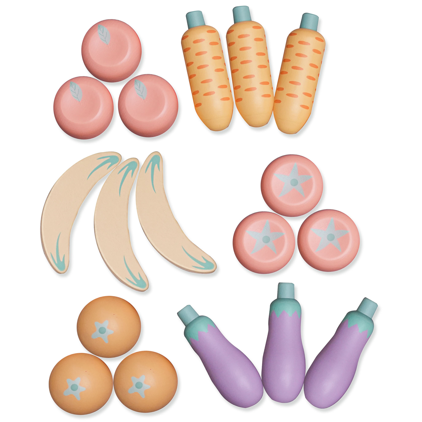 Grande loja de madeira XXXL para crianças com bar de comida rápida - Loja de esquina + Máquina de café + Forno + Frigorífico - 106 ac.