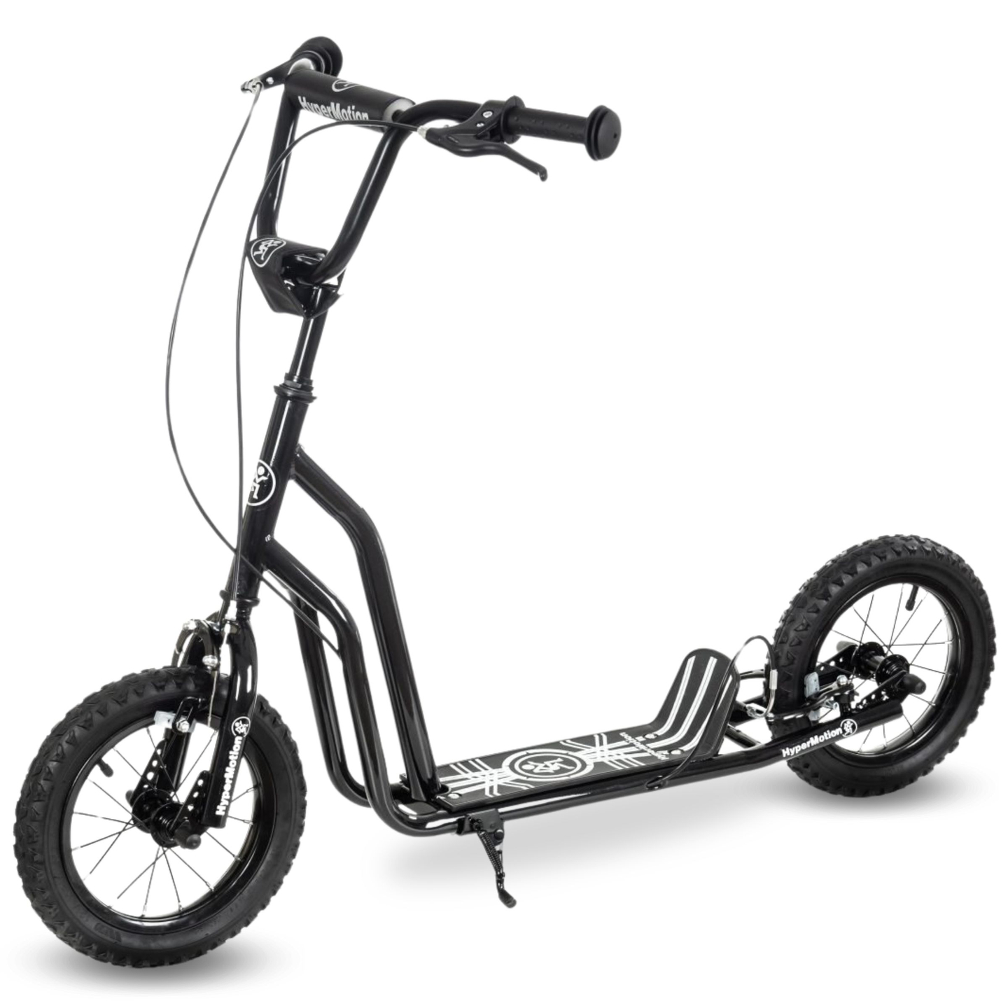 Scooter HyperMotion VIVA 12 (rodas infláveis de 30 cm) - Preto