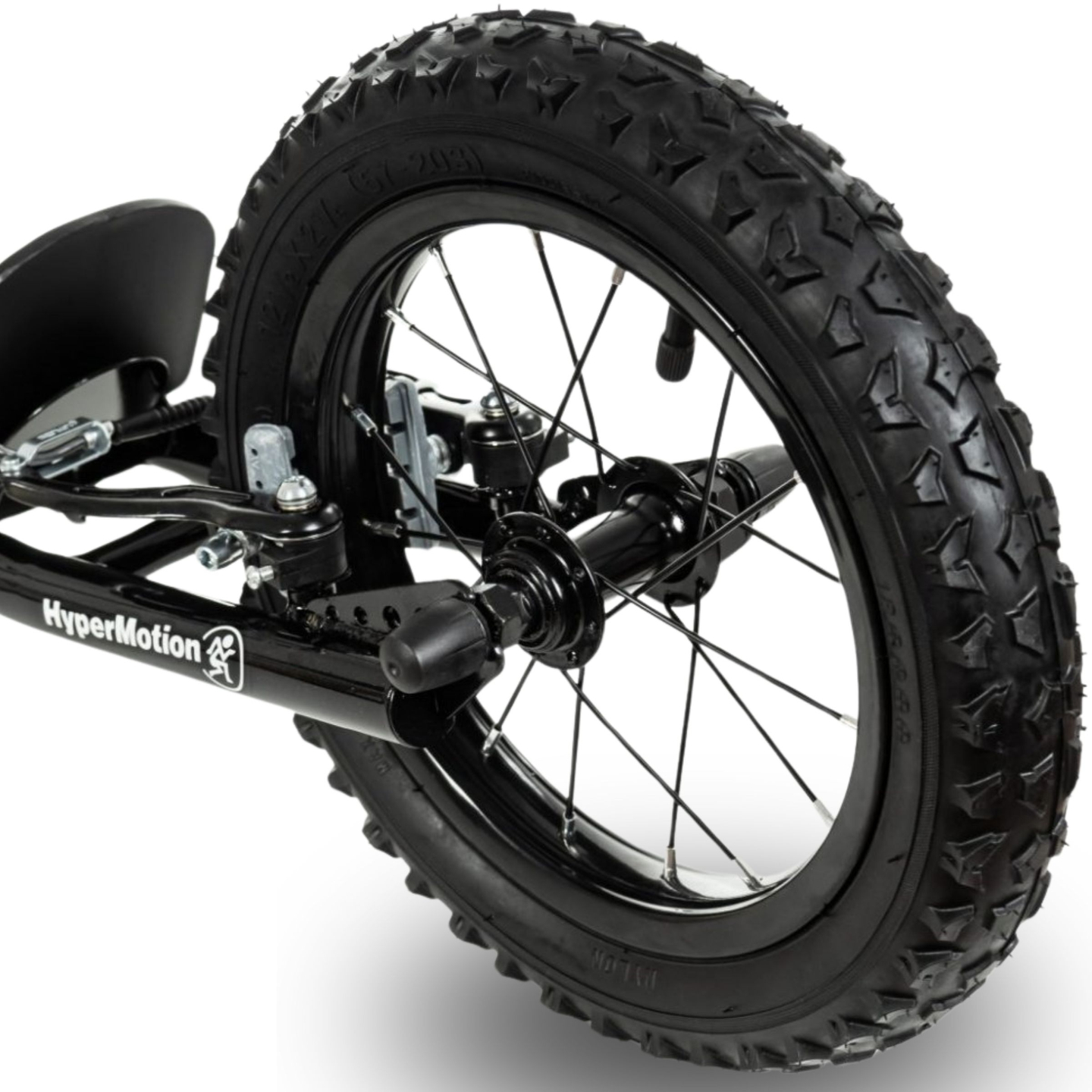 Scooter HyperMotion VIVA 12 (rodas infláveis de 30 cm) - Preto