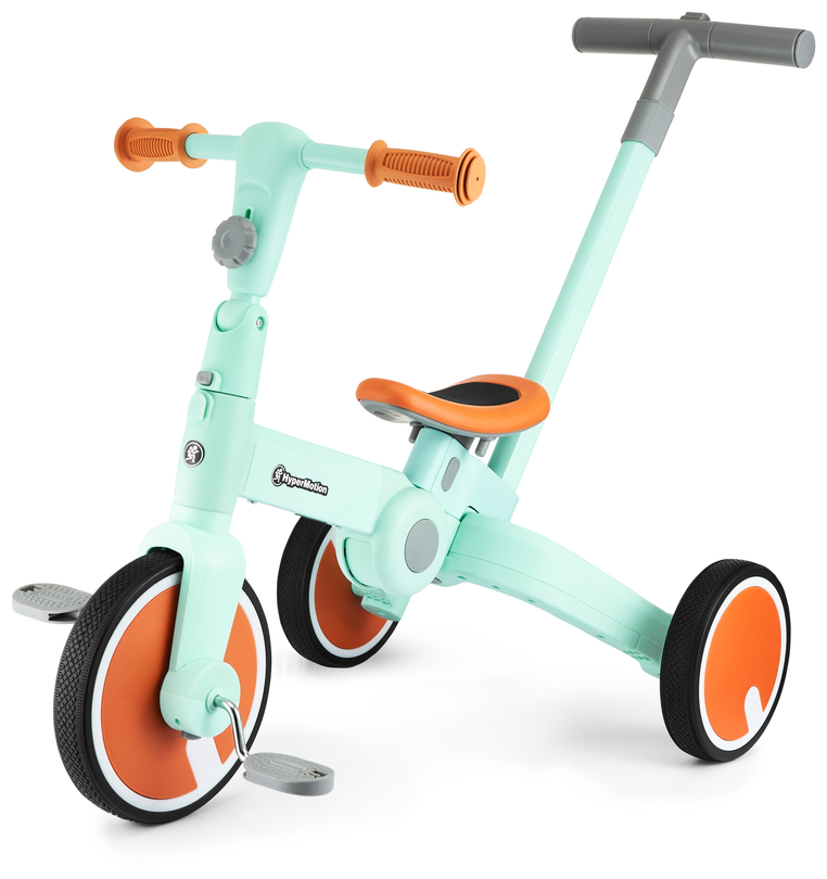 Tobi ROCKET - Triciclo infantil, bicicleta de equilíbrio, passeio - empurrador - 5 em 1 da HyperMotion