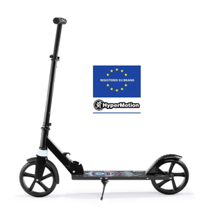 Trotinete de duas rodas para jovens adultos - com amortecedor - Hypermotion CITY SWIFT Digital Lion - 100kg