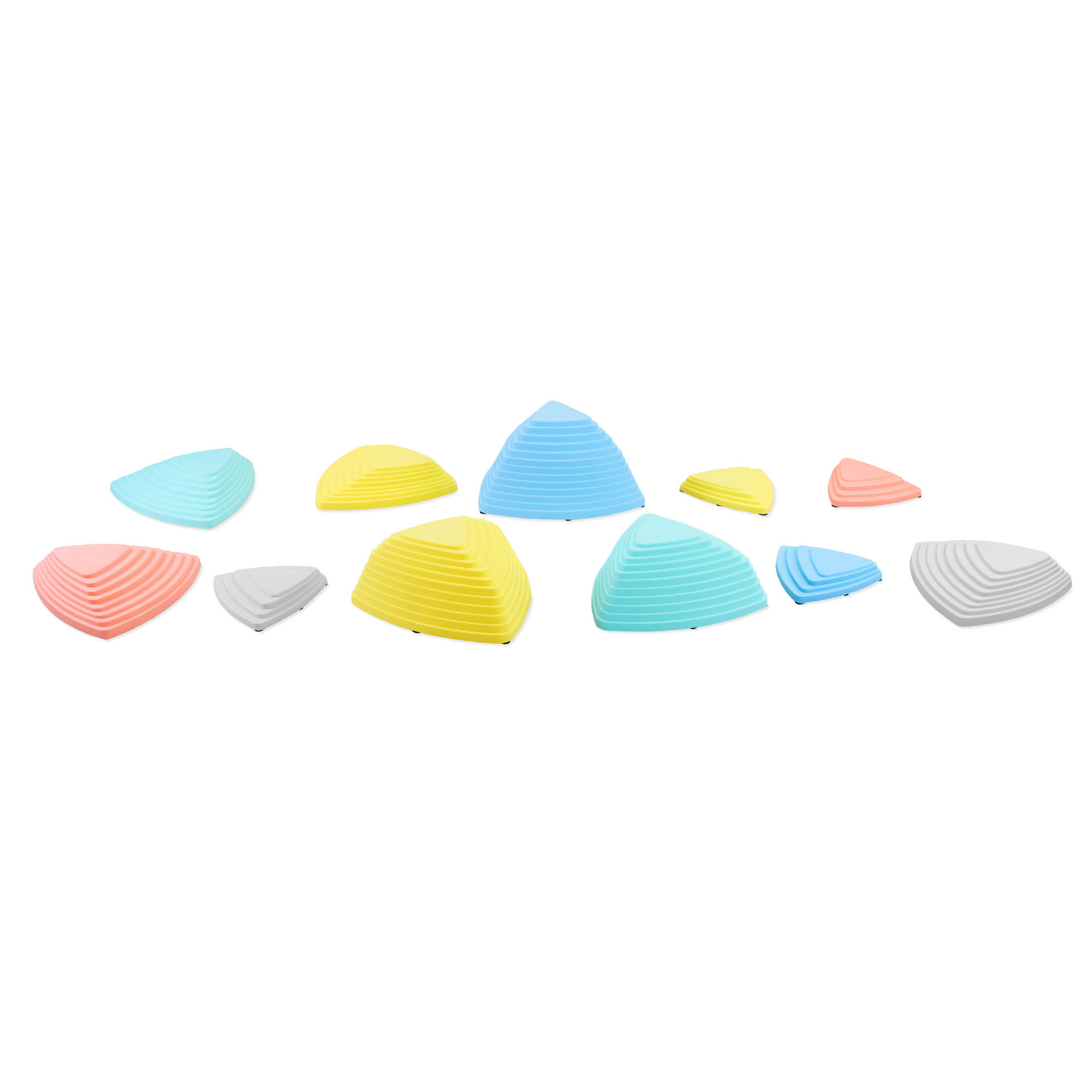 Pedras de equilíbrio coloridas - 11 peças