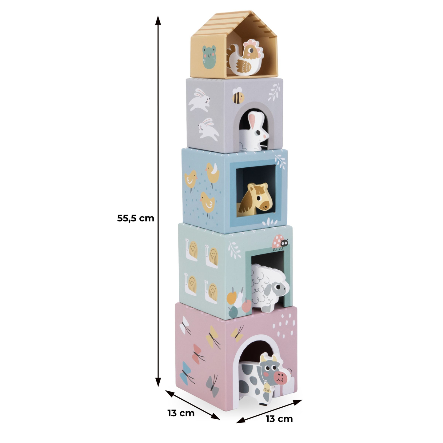Torre - classificador com animais Fazenda