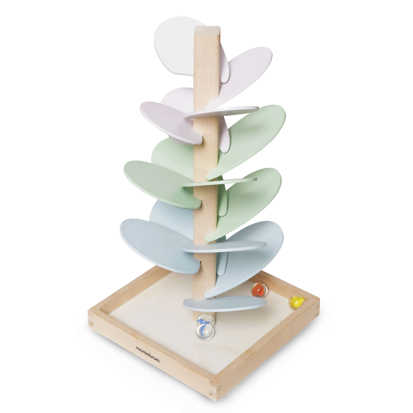 Culódromo de madeira - árvore sonora com bolas