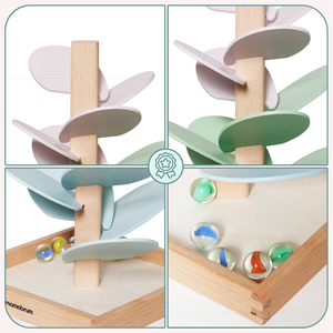 Culódromo de madeira - árvore sonora com bolas