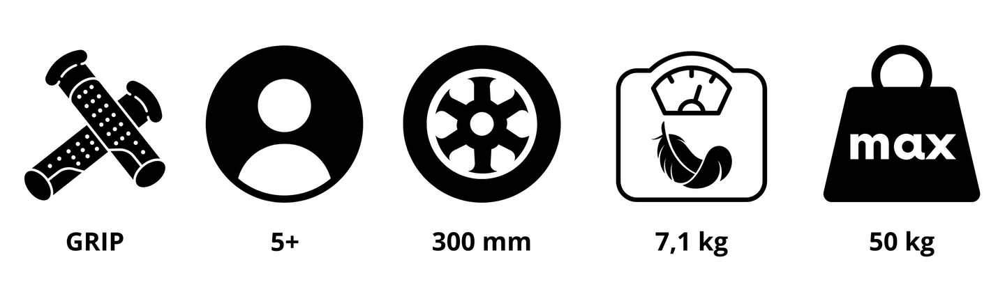 Scooter HyperMotion VIVA 12 (rodas infladas 30cm) - Branco