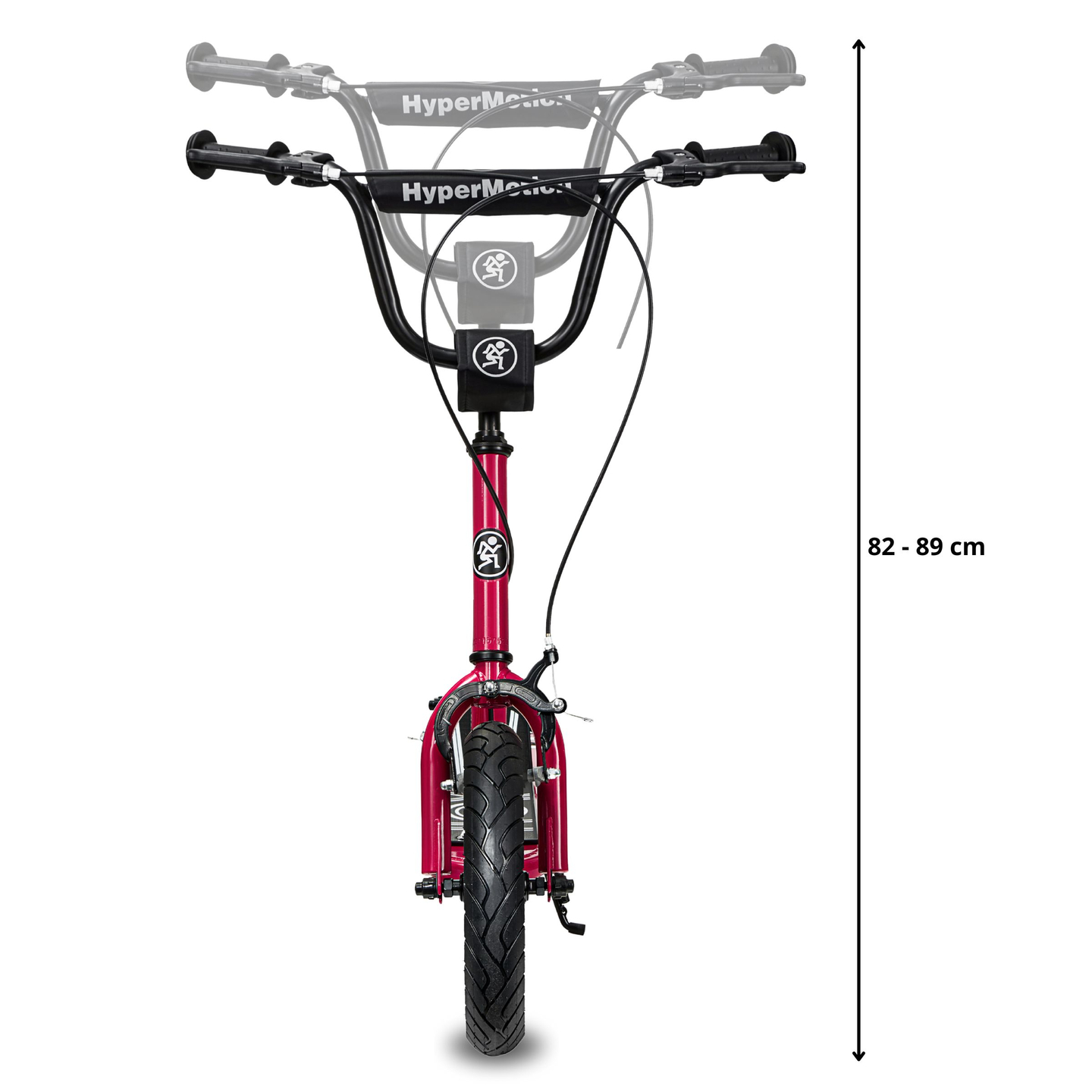 Scooter HyperMotion RUBY 12 (rodas infláveis de 30 cm) - fúcsia/magenta