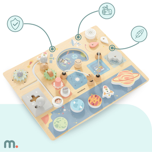 Quadro manipulador em madeira - Cosmos