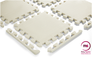 Quebra-cabeça de espuma 12 unid. - tapete educativo de espuma 120 x 90 x 1,2cm com borda - cinza