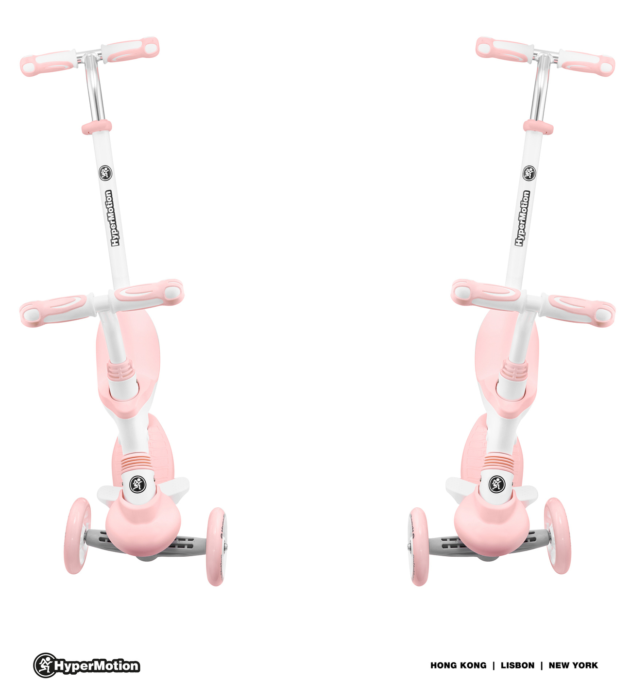 Scooter HyperMotion 5 em 1 - rosa