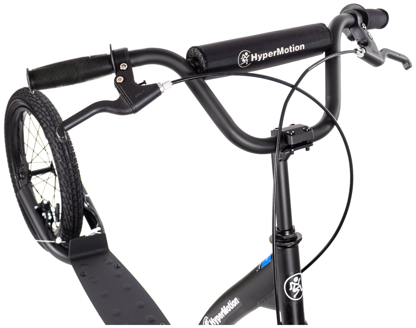 Scooter urbana HyperMotion RIVA com rodas infláveis de 50 cm e 40 cm