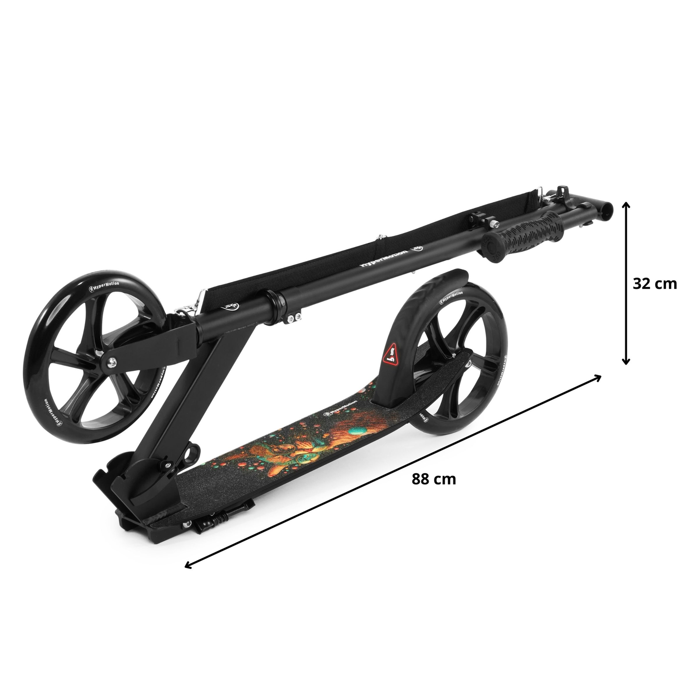 Scooter urbana de duas rodas VIBE Black HyperMotion - 100kg