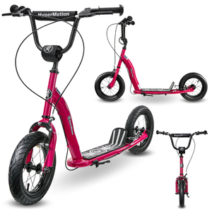 Scooter HyperMotion RUBY 12 (rodas infláveis de 30 cm) - fúcsia/magenta