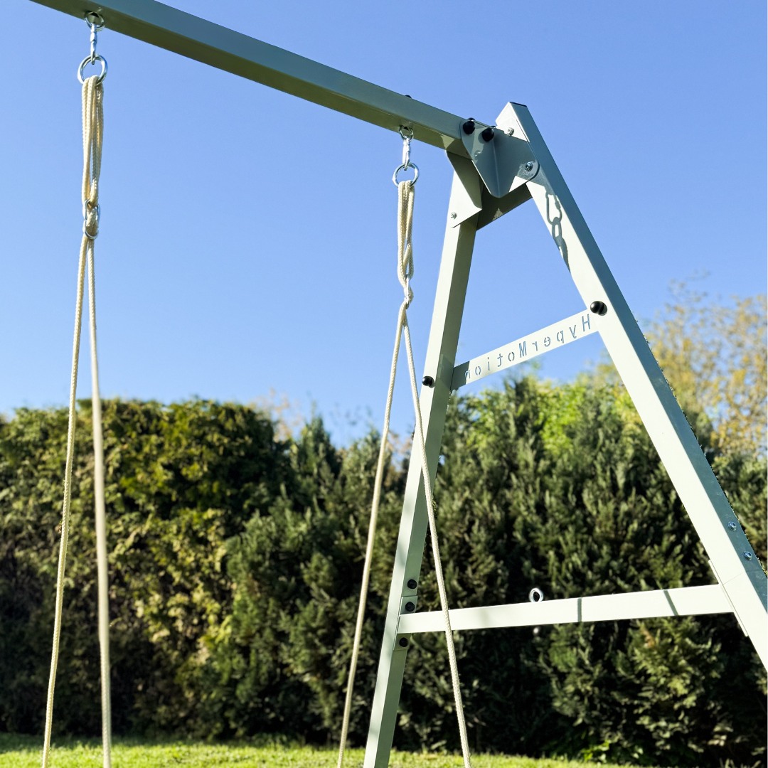 Estrutura de aço para baloiço de jardim ou rede de descanso