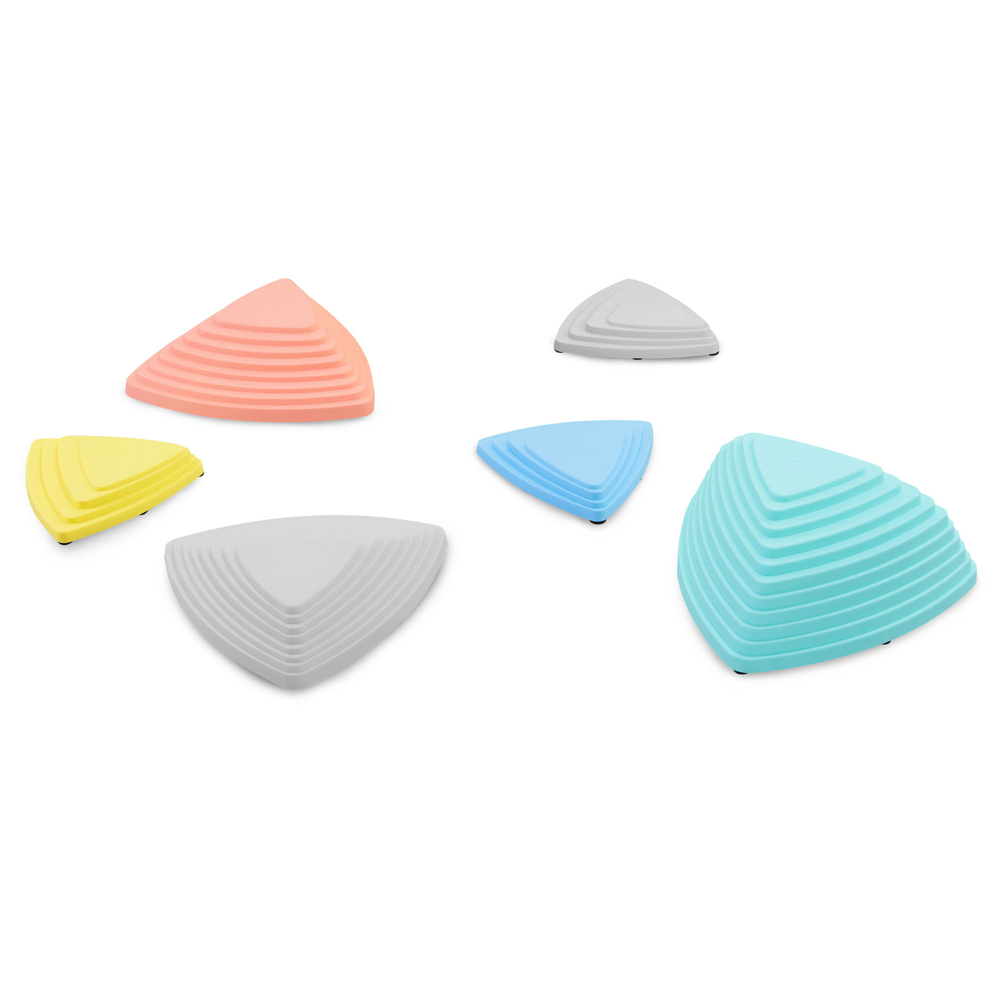 Pedras de equilíbrio coloridas - 6 peças