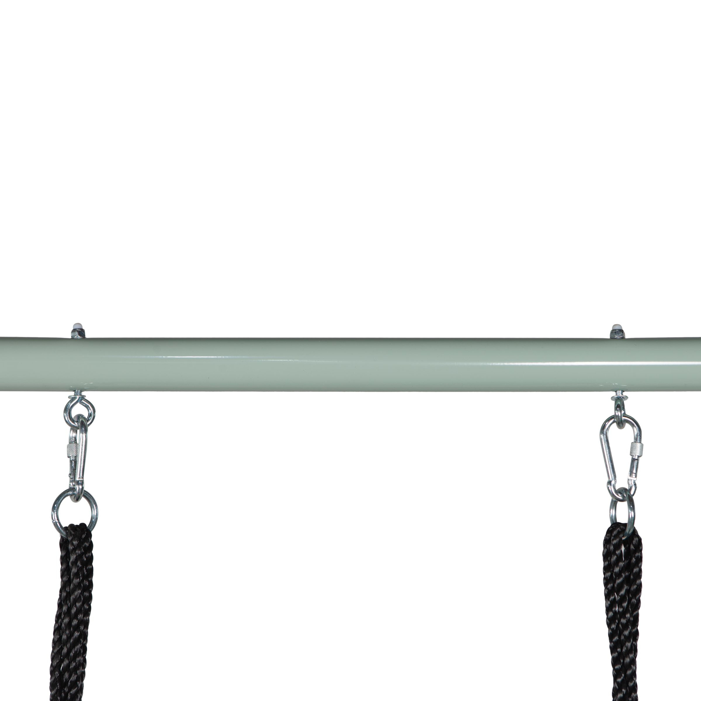 Balanço de jardim tipo ninho de cegonha com moldura e cordas