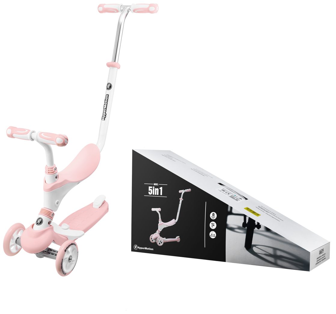Scooter HyperMotion 5 em 1 - rosa
