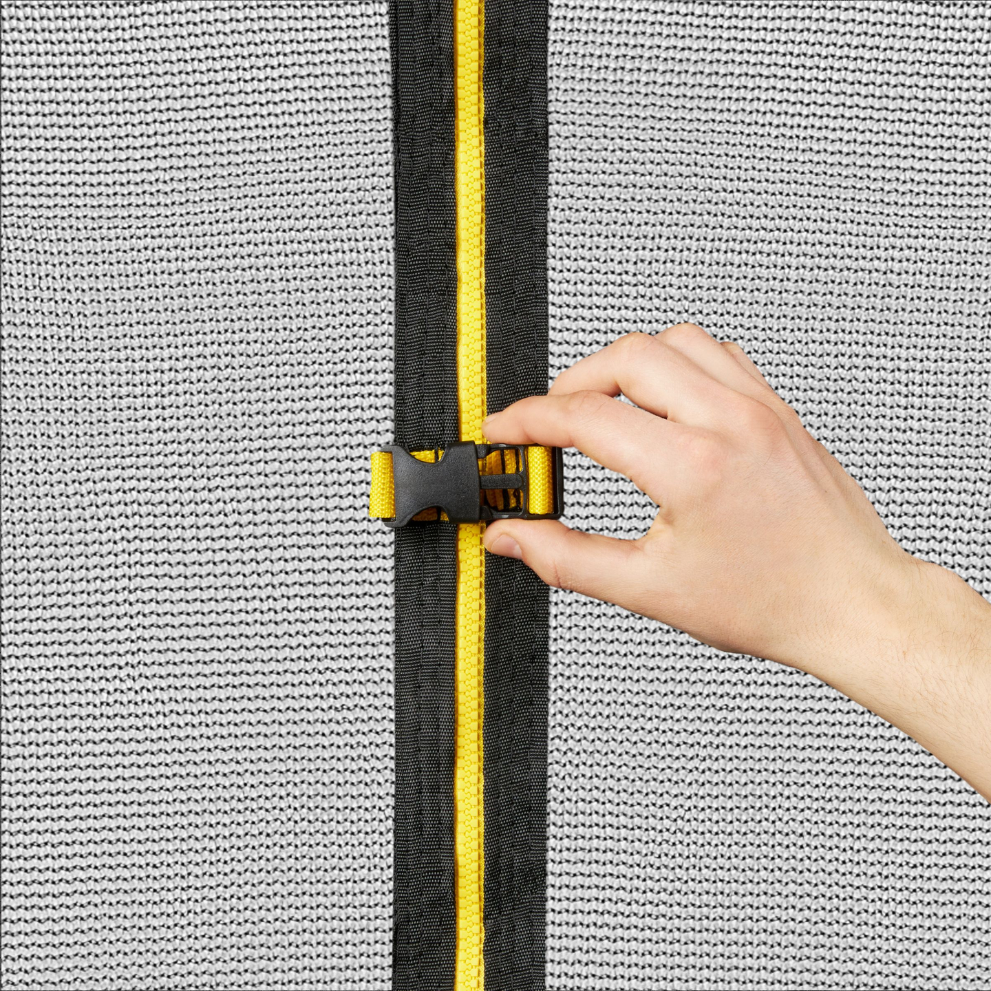 Trampolim de jardim XXXL para crianças HyperMotion - 430 cm 14FT - com escada e rede interna - para casa e jardim - 150kg max