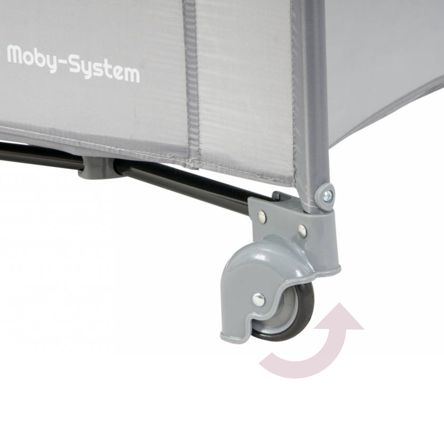 Berço de viagem portátil Happy Traveler BASIC - cinza